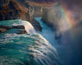 Glistening Waterfall with Rainbow Mist - Diamond Painting