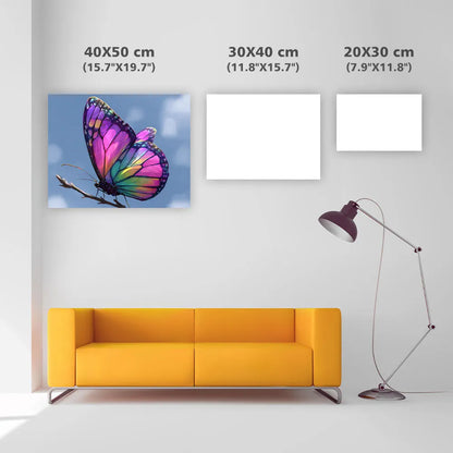 Rainbow Butterfly - Diamond Painting