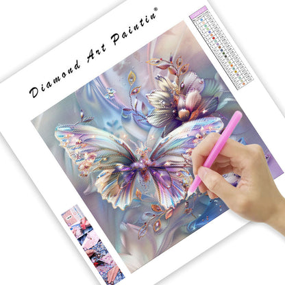 Crystal Butterfly Light - Diamond Painting