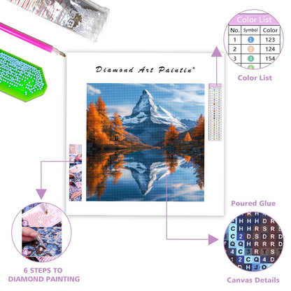 Matterhorn Reflection - Diamond Painting