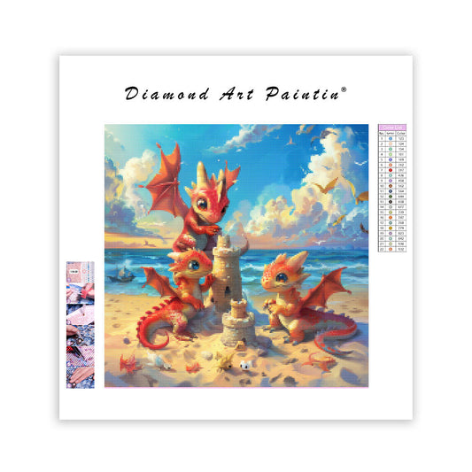 Sunny Dragon Day - Diamond Painting