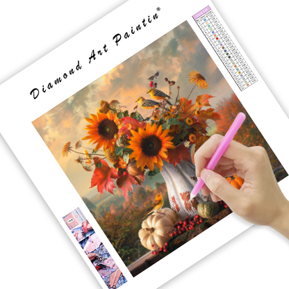 Yellow Bouquet - Diamond Painting