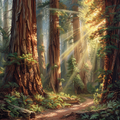 Old Forest - Diamond Painting