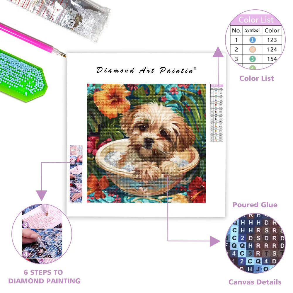 Bubble Puppy - Diamond Painting