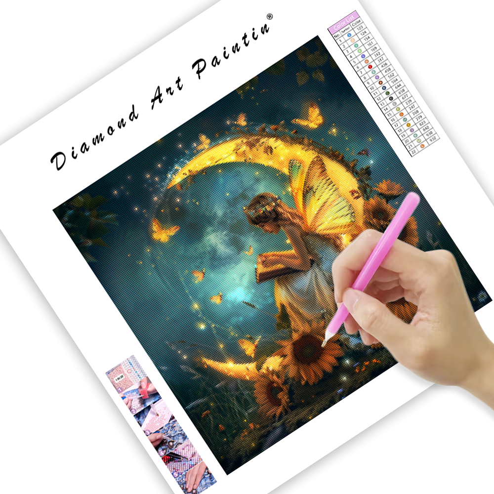Sunflower Fairy – Diamond Painting