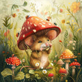 Mushroom Vole - Diamond Painting
