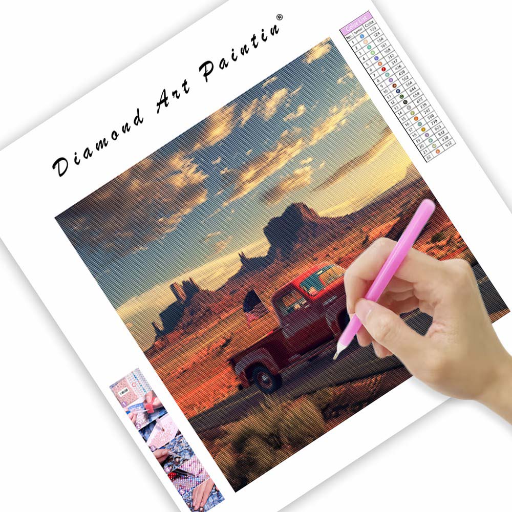 Route 66 Truck - Diamond Painting