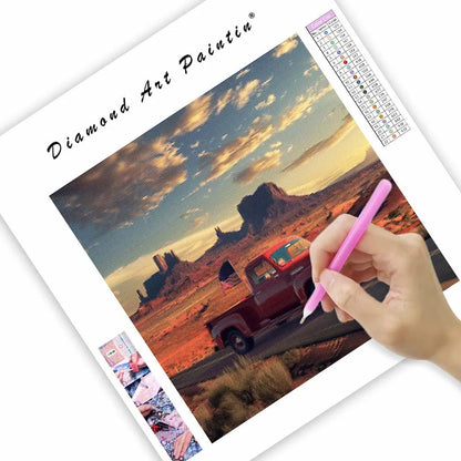 Route 66 Truck - Diamond Painting
