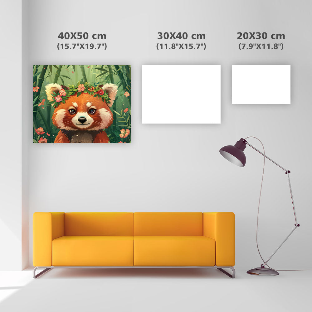 Bamboo Red Panda - Diamond Painting