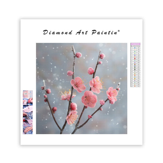 Plum Blossom Winter - Diamond Painting
