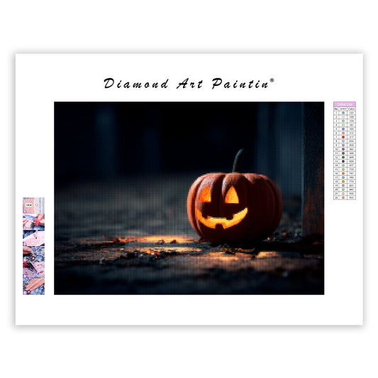 Pumpkin Night Glow - Diamond Painting