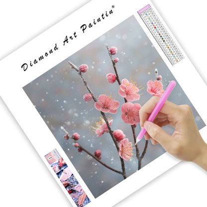 Plum Blossom Winter - Diamond Painting