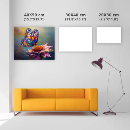 Vibrant Butterfly - Diamond Painting