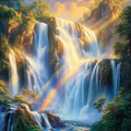 Cascading Falls - Diamond Painting