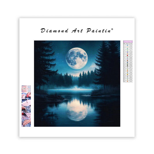 Peaceful Lake - Diamond Painting