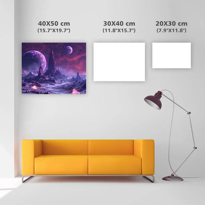 Alien Planet Vista - Diamond Painting