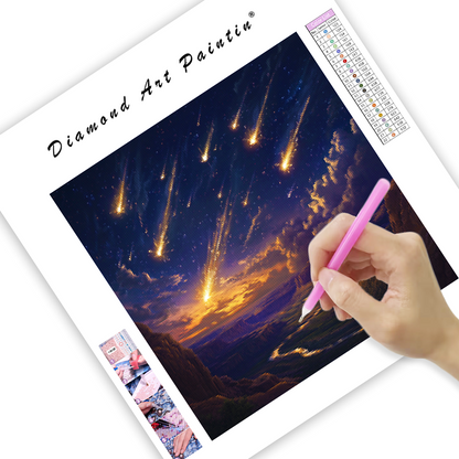 Meteor Shower in the Sky - Diamond Painting
