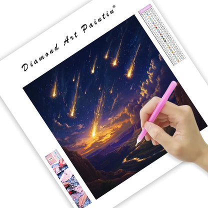 Meteor Shower in the Sky - Diamond Painting