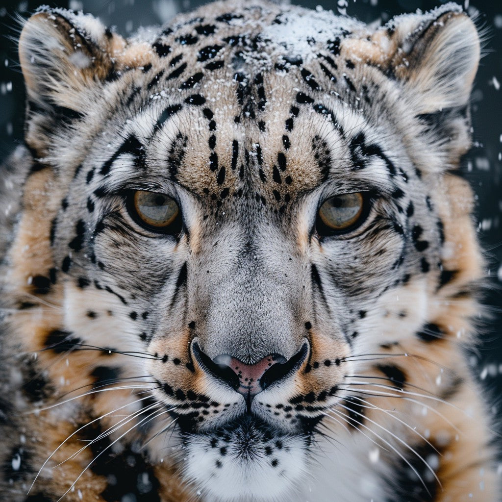 Snow Leopard Majesty - Diamond Painting