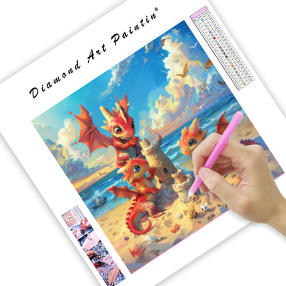 Sunny Dragon Day - Diamond Painting
