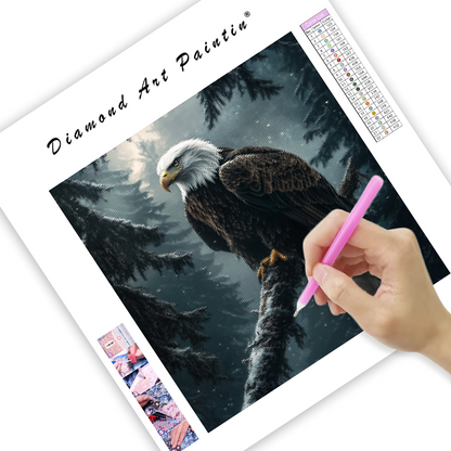 Majestic Bald Eagle - Diamond Painting