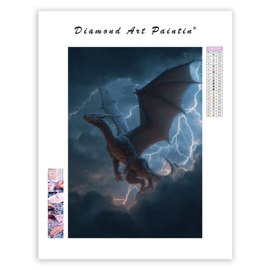 Storm Dragon - Diamond Painting