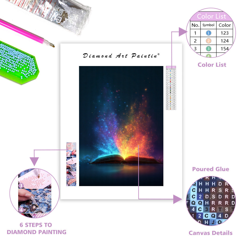 Magic Book Energy - Diamond Painting