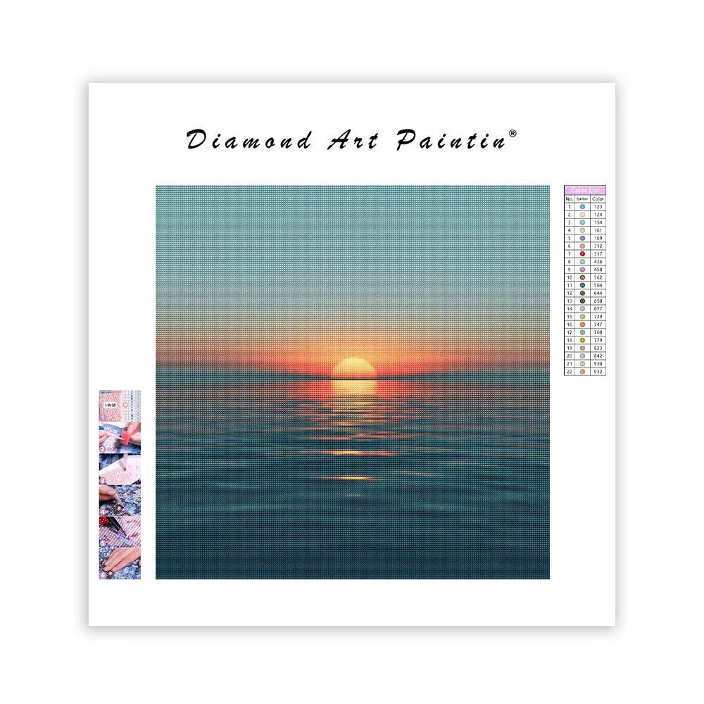Gentle Sunset Horizon - Diamond Painting