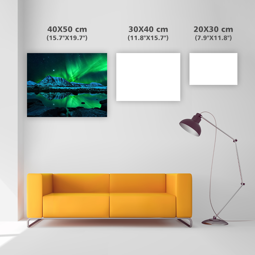 Aurora Mountain - Diamond Painting