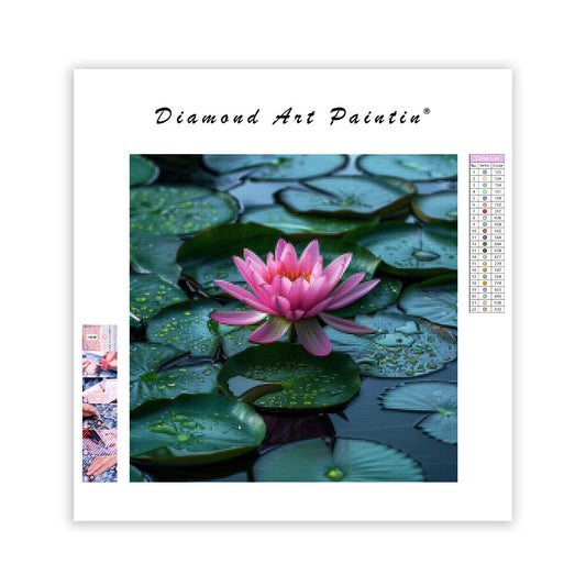 Lotus Serenity - Diamond Painting