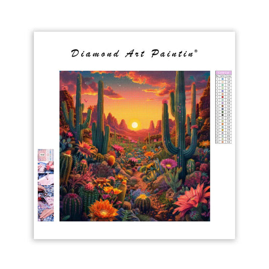 Desert Bloom - Diamond Painting