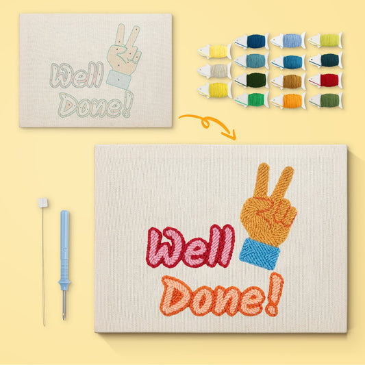 Well Done! - Punch Needle
