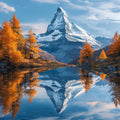 Matterhorn Reflection - Diamond Painting
