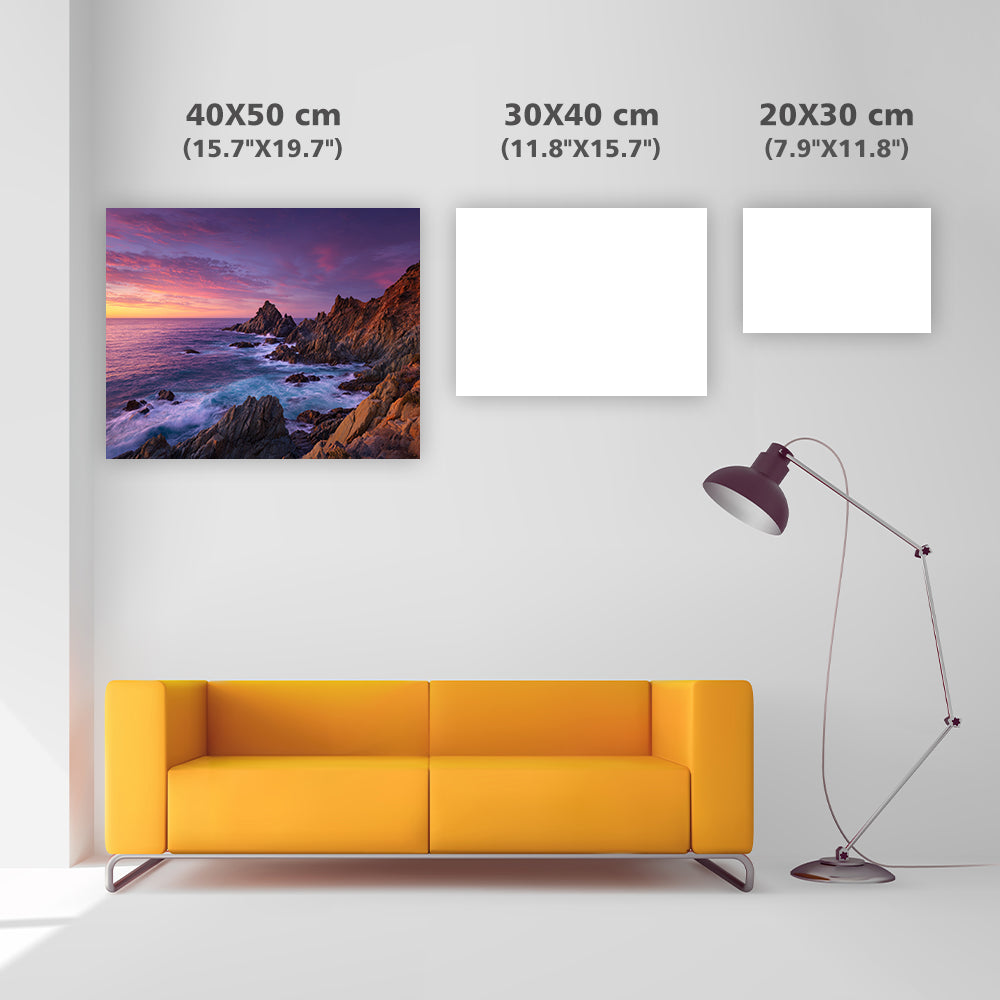 Rocky Coastline at Dusk - Diamond Painting