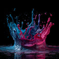 Dynamic Paint Splash Crown - Diamond Painting