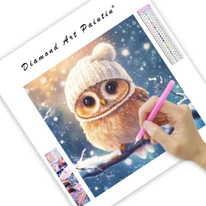 Whimsical Winter Illustration - Diamond Painting
