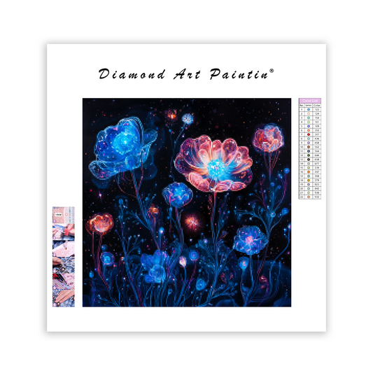 Cosmic Garden in Space - Diamond Painting