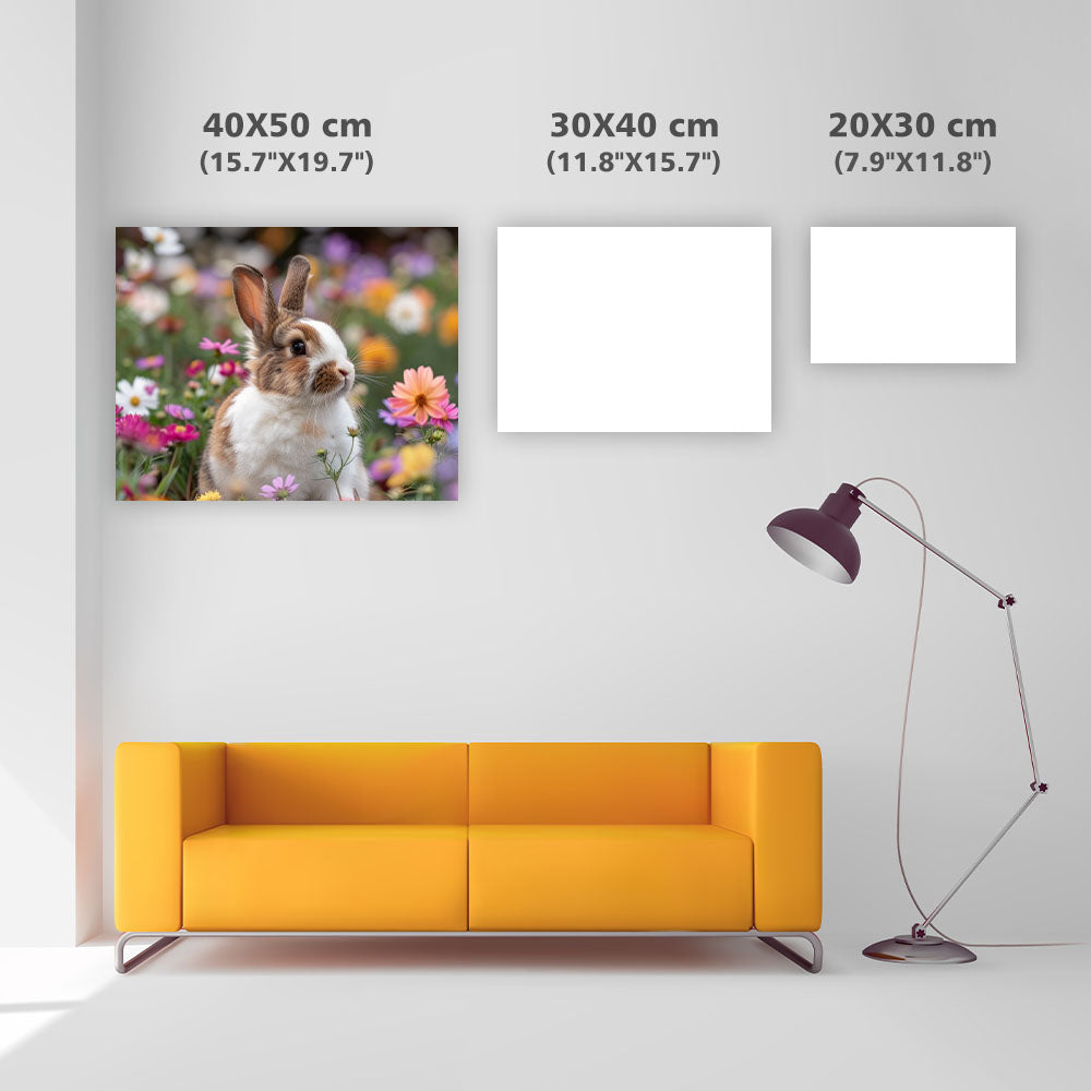 Spring Bunny Garden - Diamond Painting