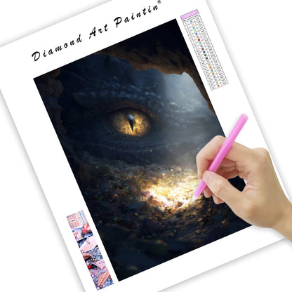 Dragon’s Eye in the Cave - Diamond Painting
