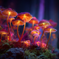 Enchanted Mushroom Micro-Forest - Diamond Painting