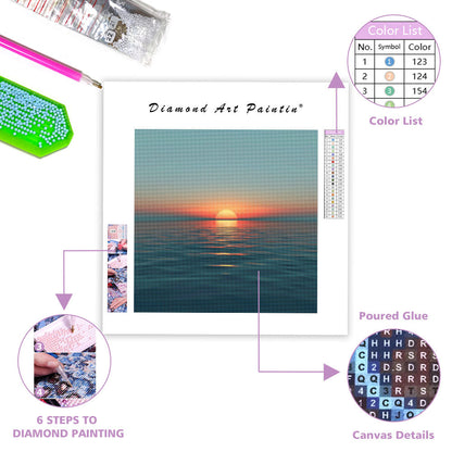 Gentle Sunset Horizon - Diamond Painting