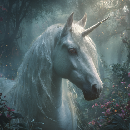 Enchanted Forest Unicorn - Diamond Painting