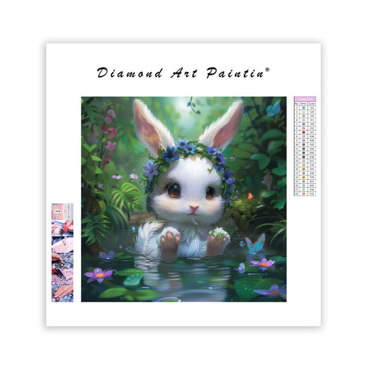 Fantasy Flower Rabbit - Diamond Painting