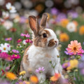Spring Bunny Garden - Diamond Painting