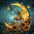 Sunflower Fairy – Diamond Painting