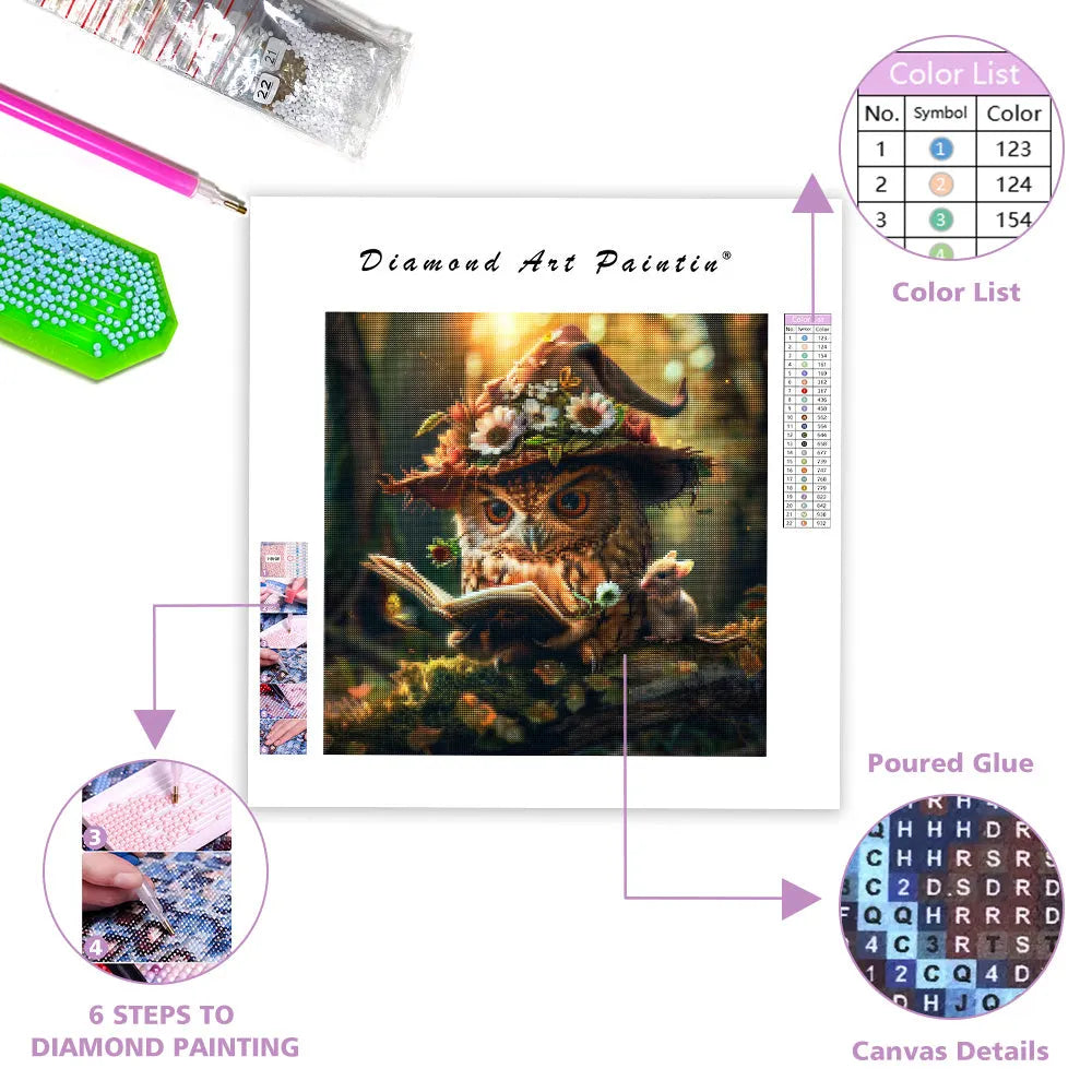 Whispering Wisdom - Diamond Painting