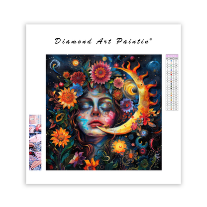 Sun and Moon Goddess – Diamond Painting