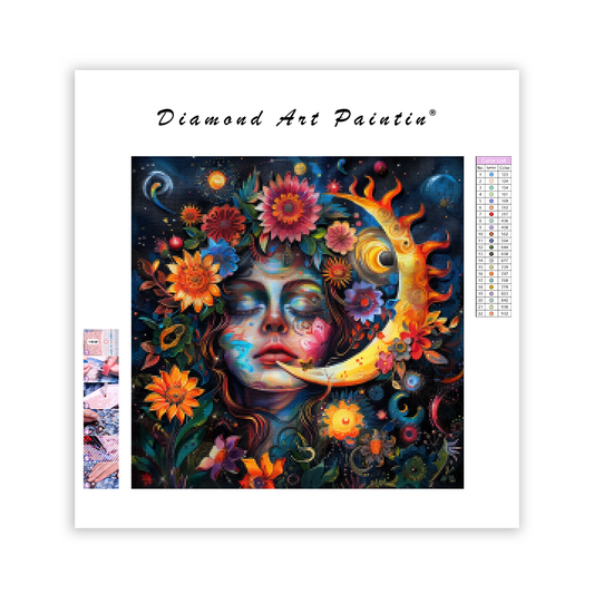 Sun and Moon Goddess – Diamond Painting