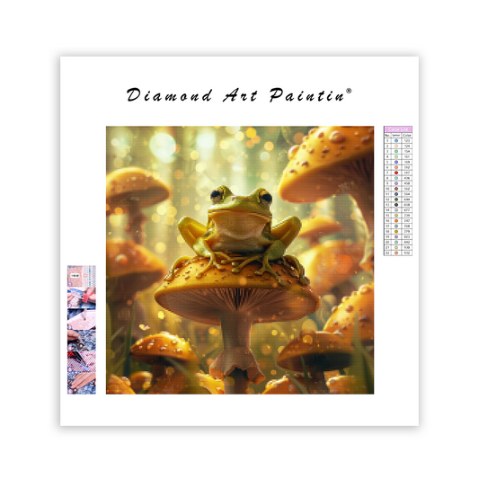 Mushroom Frog - Diamond Painting