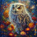 Mystic Owl Garden - Diamond Painting